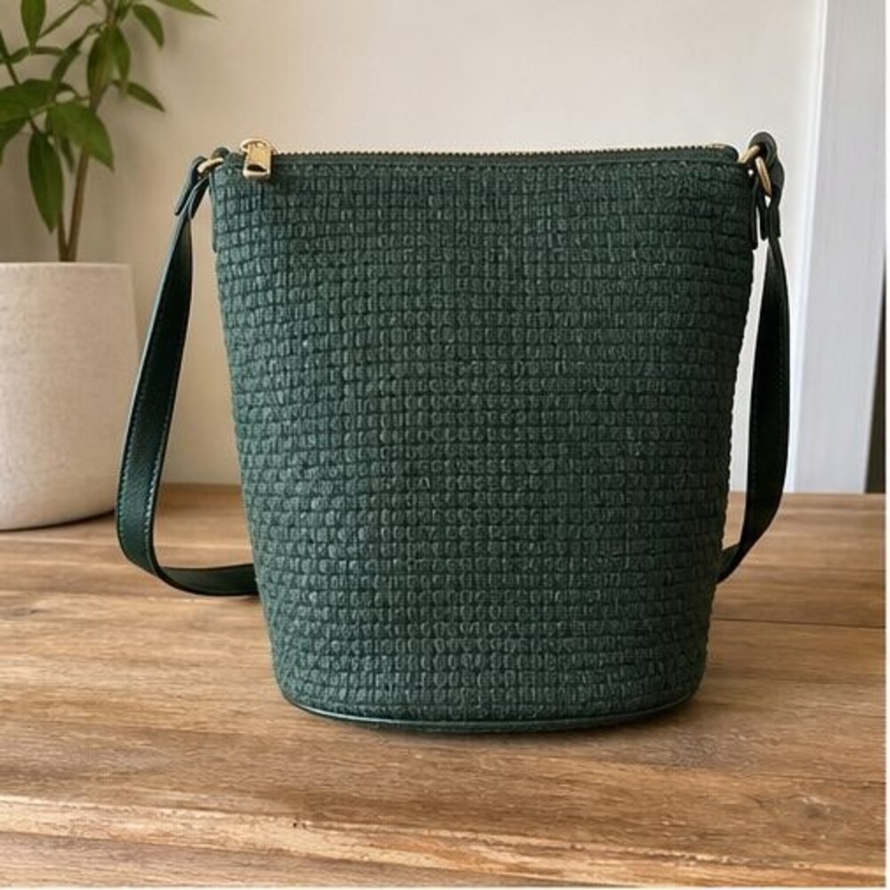 Forest Woven Crossbody Bag